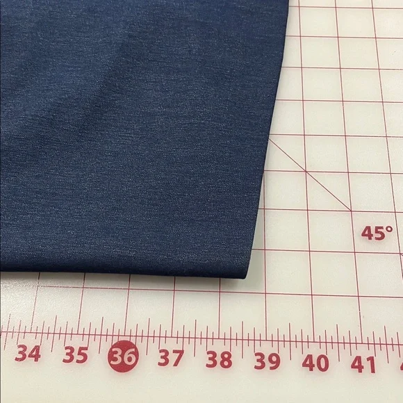 ALEX MARIE Career Old Money Preppy Flare Short SLV Wrap Skirt Navy Blue Dress 4 - Picture 16 of 16